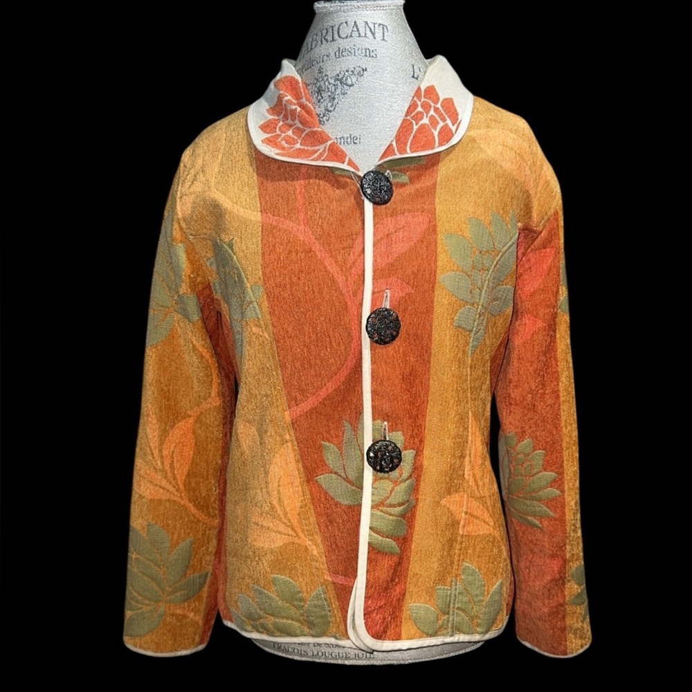 Vintage Irresistible Brand Reversible Jacket with removable buttons